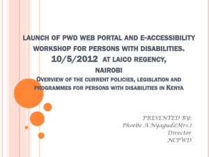 FINAL DRAFT ON EAC POLICY ON PERSONS WITH DISABILITIES