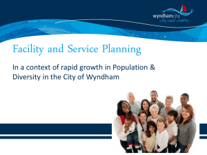 Integrated Facility Planning - 4. Wyndham
