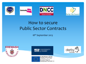 How to secure public Sector Contracts