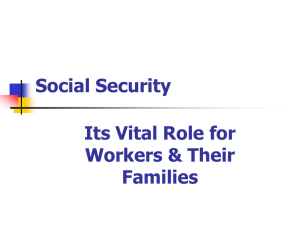 Social Security 101 PPT - Social Security And People With Disabilities