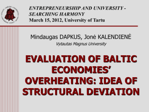 STRUCTURALLY BALANCED ECONOMIC GROWTH MODEL FOR