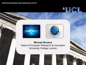 Michael Browne, University success story
