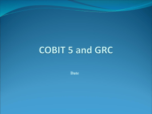 COBIT 5 and GRC
