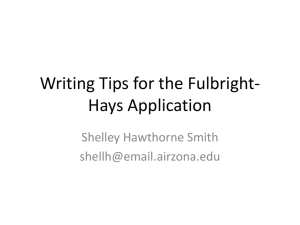Writing Tips for FHDDRA ppt