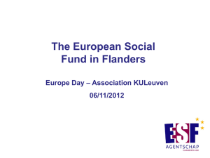 ESF in Flanders - Associatie KU Leuven