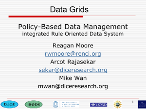 Policy-Based Data Management