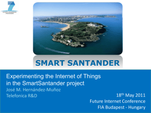 smart santander - European Future Internet Portal