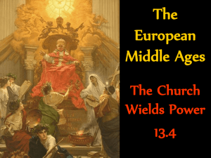 The European Middle Ages 13.4 pp