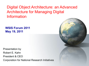 Digital Object Architecture