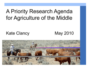 PowerPoint - Agriculture of the Middle