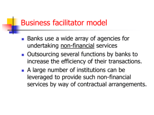 Bank Outreach Models