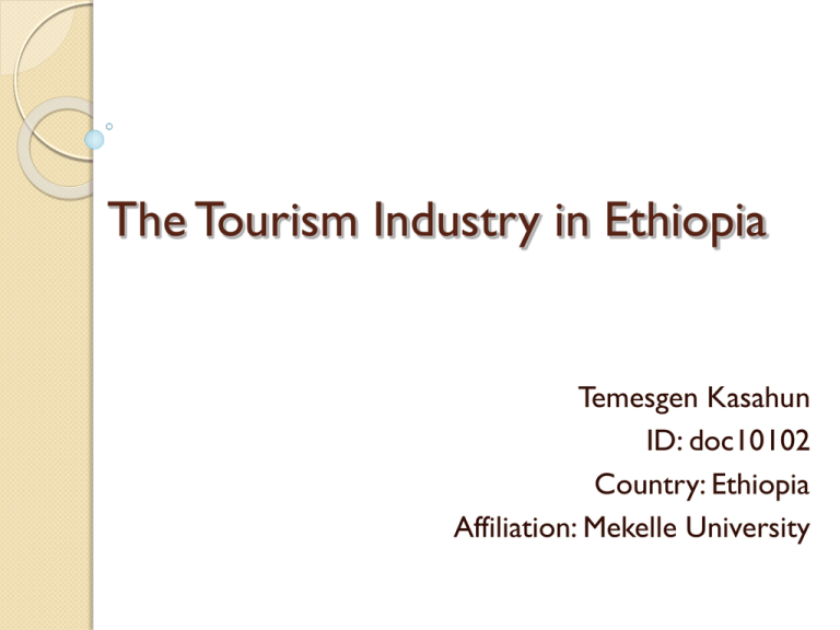 tourism jobs in ethiopia
