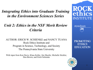 Slides - Rock Ethics Institute