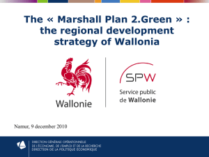 The « Marshall Plan 2.Green » : the regional