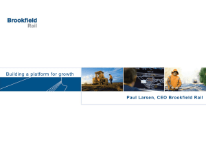 Who is Brookfield Rail? - Freight and Logistics Council of Western