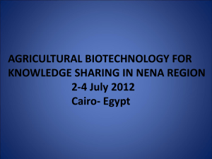 KISR - Regional Agricultural Biotechnology Network