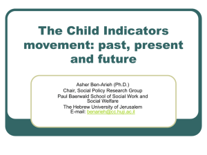 The Child Indicators movement: past, present and future