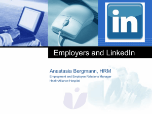 Employers and LinkedIn 2012