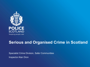 Serious and Organised Crime in Scotland