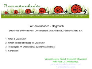 What is Degrowth?