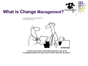 Change Management & Technology Implementation