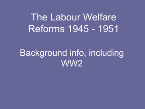 The Labour Government 1945