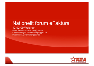 Nationellt forum eFaktura