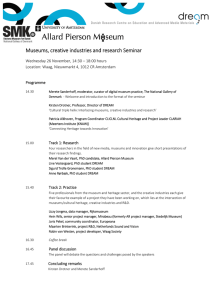 Museums, creative industries and research Seminar