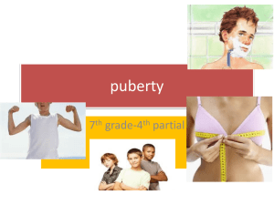 puberty