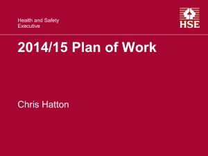 2014 - Plan of Work Presentation