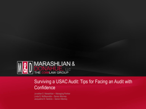 Surviving a USAC Audit