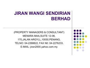 JWSB Management 2010 - Jiran Wangi Sdn Bhd