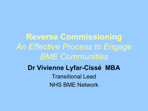 What is Reverse Commissioning?