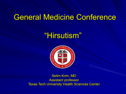 General Medicine Conference Texas Tech University Health General Medicine Conference Texas Tech University Health