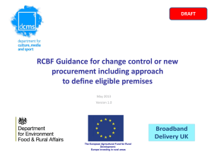 BDUK`s guidance to local authorities