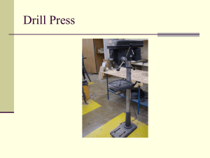 Drill Press PPT