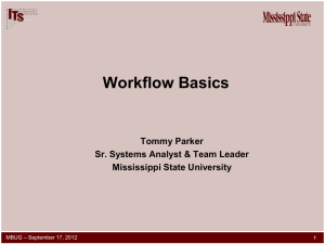 What Is “Workflow”?