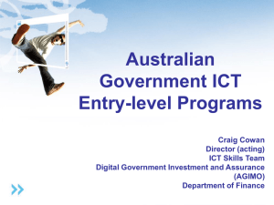 Australian Government ICT Apprenticeship Program