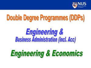 Double Degree Programmes BEng(Hons)