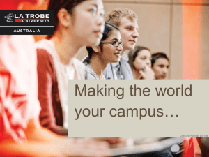 La Trobe University Presentation - Innovative Research Universities