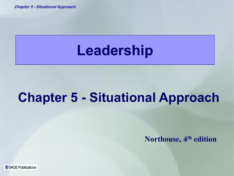 situational leadership northouse