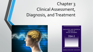 Chapter 3 Clinical Assessment, Diagnosis, and Treatment