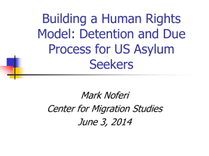Detention, Due Process and Internal Barriers to