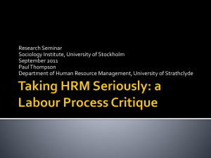 The Trouble with HRM