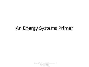 An Energy System Primer
