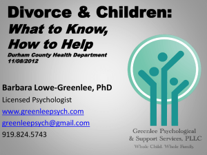 Helping Children Through Divorce