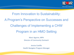 A Program`s Perspective on Successes and Challenges of