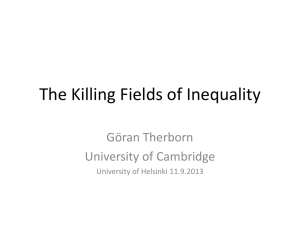 The Killing Fields of Inequality