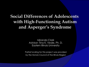 Social Differences of Adolescents with High