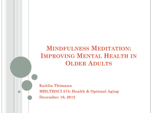 Mindfulness Meditation Presentation 2